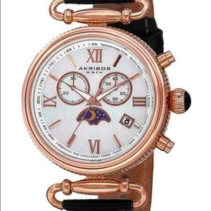 AKRIBOS XXIV CHRONOGRAPH TACHYMETER SWISS WATCH